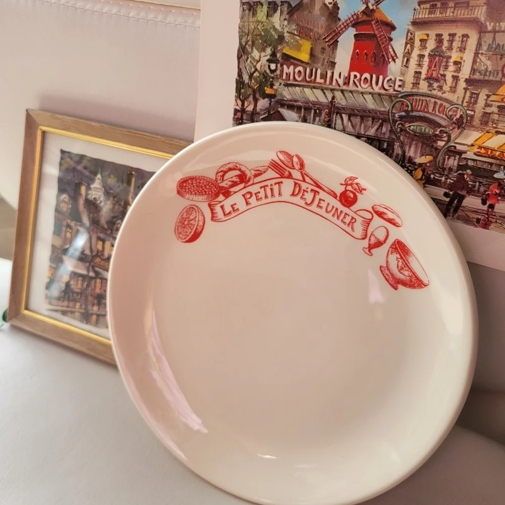 Le Petit Dejeuner Salad Plate by Le Comptoir ~ Made in France ~ VGUC